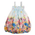 Little Girls Baby Blue Rose Floral Chiffon Baby Doll Dress 24M-8 - SophiasStyle.com